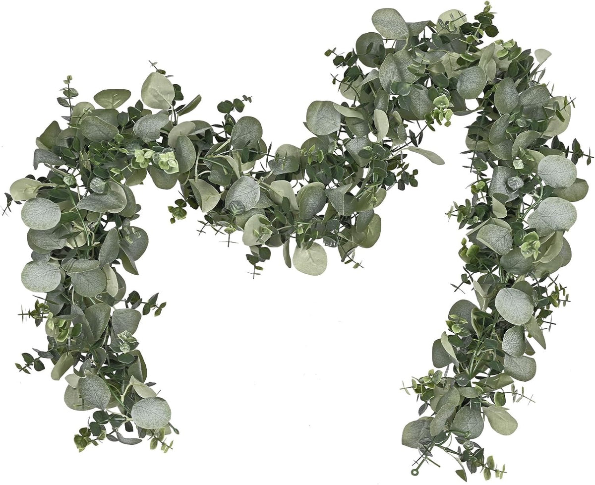 Dolicer 6FT Artificial Eucalyptus Garland Faux Greenery Garland