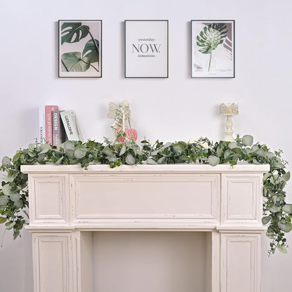 Dolicer 6FT Artificial Eucalyptus Garland Faux Greenery Garland