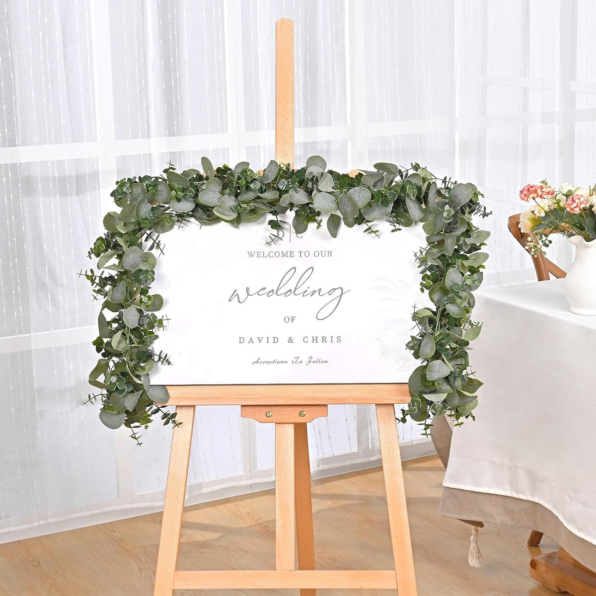 Dolicer 6FT Artificial Eucalyptus Garland Faux Greenery Garland