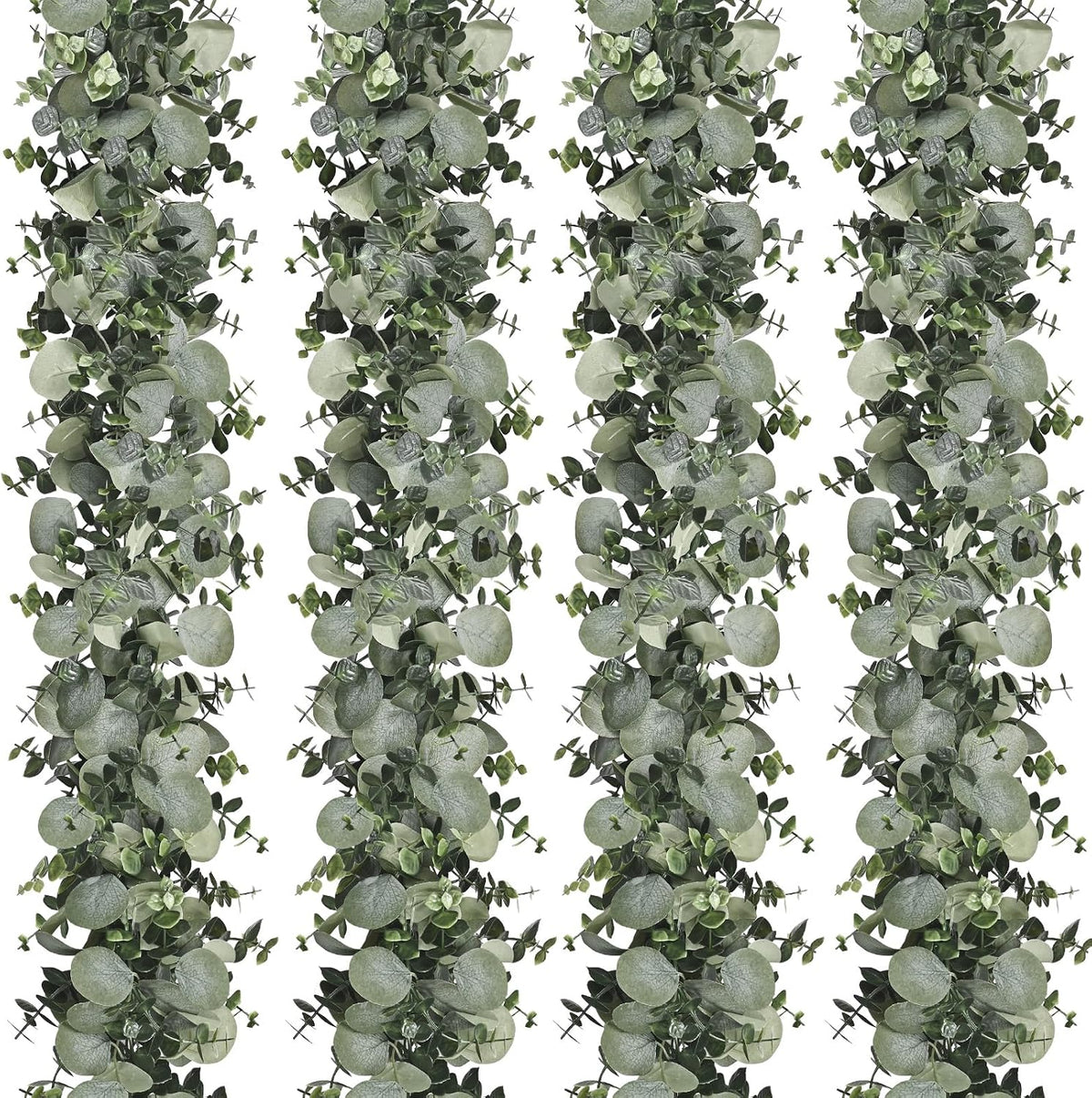 Dolicer 6FT Artificial Eucalyptus Garland Faux Greenery Garland