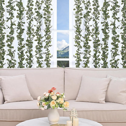 Dolicer 6FT Artificial Eucalyptus Garland Faux Greenery Garland