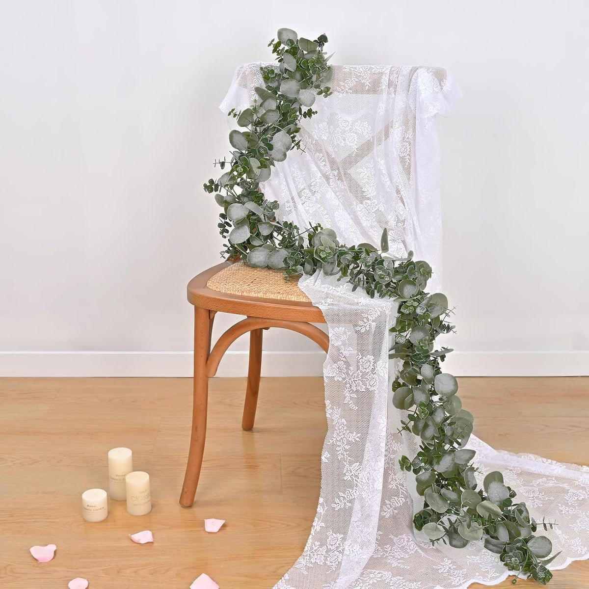 Dolicer 6FT Artificial Eucalyptus Garland Faux Greenery Garland