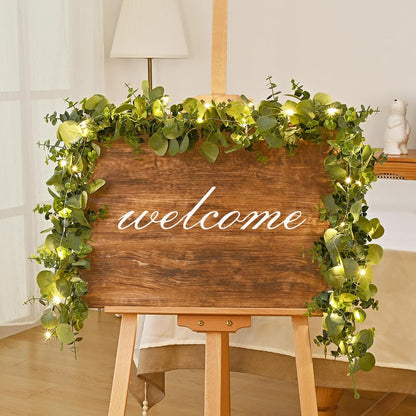 Dolicer 6FT Artificial Eucalyptus Garland Faux Greenery Garland