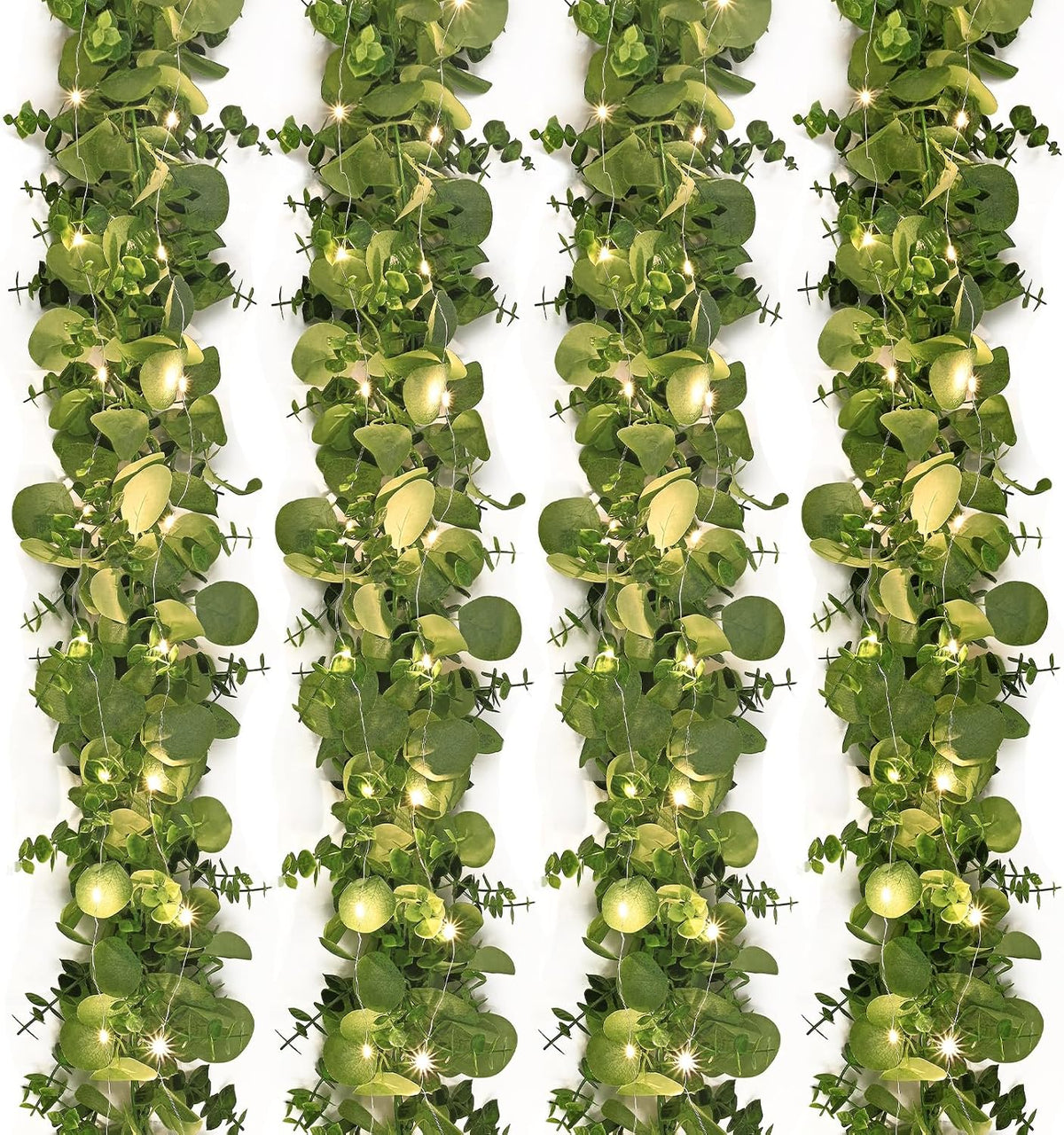 Dolicer 6FT Artificial Eucalyptus Garland Faux Greenery Garland
