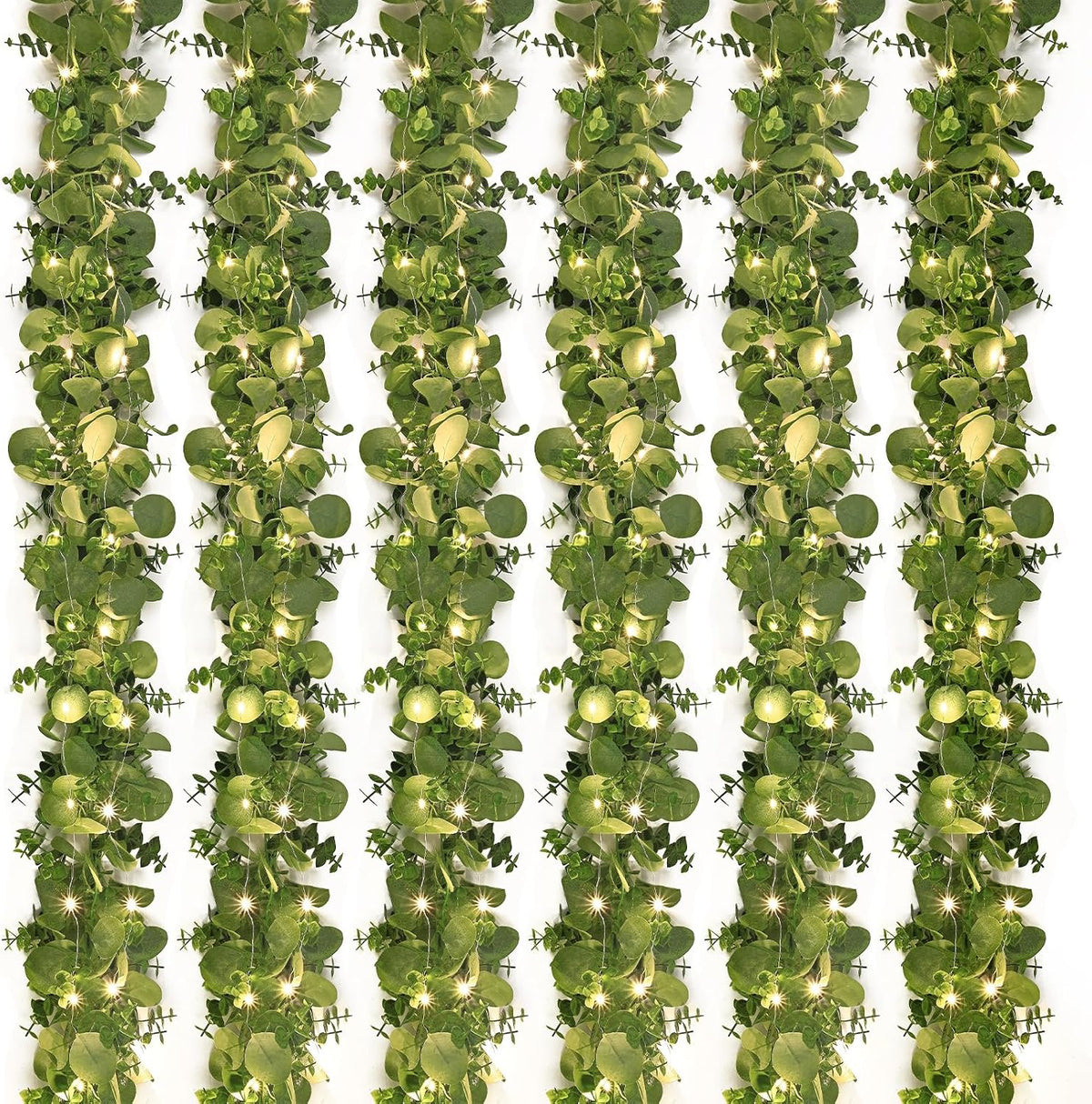 Dolicer 6FT Artificial Eucalyptus Garland Faux Greenery Garland