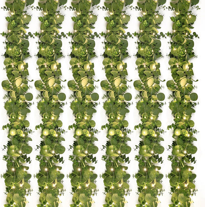 Dolicer 6FT Artificial Eucalyptus Garland Faux Greenery Garland