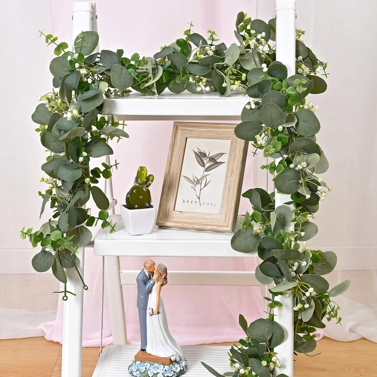 Dolicer 6FT Artificial Eucalyptus Garland Faux Greenery Garland