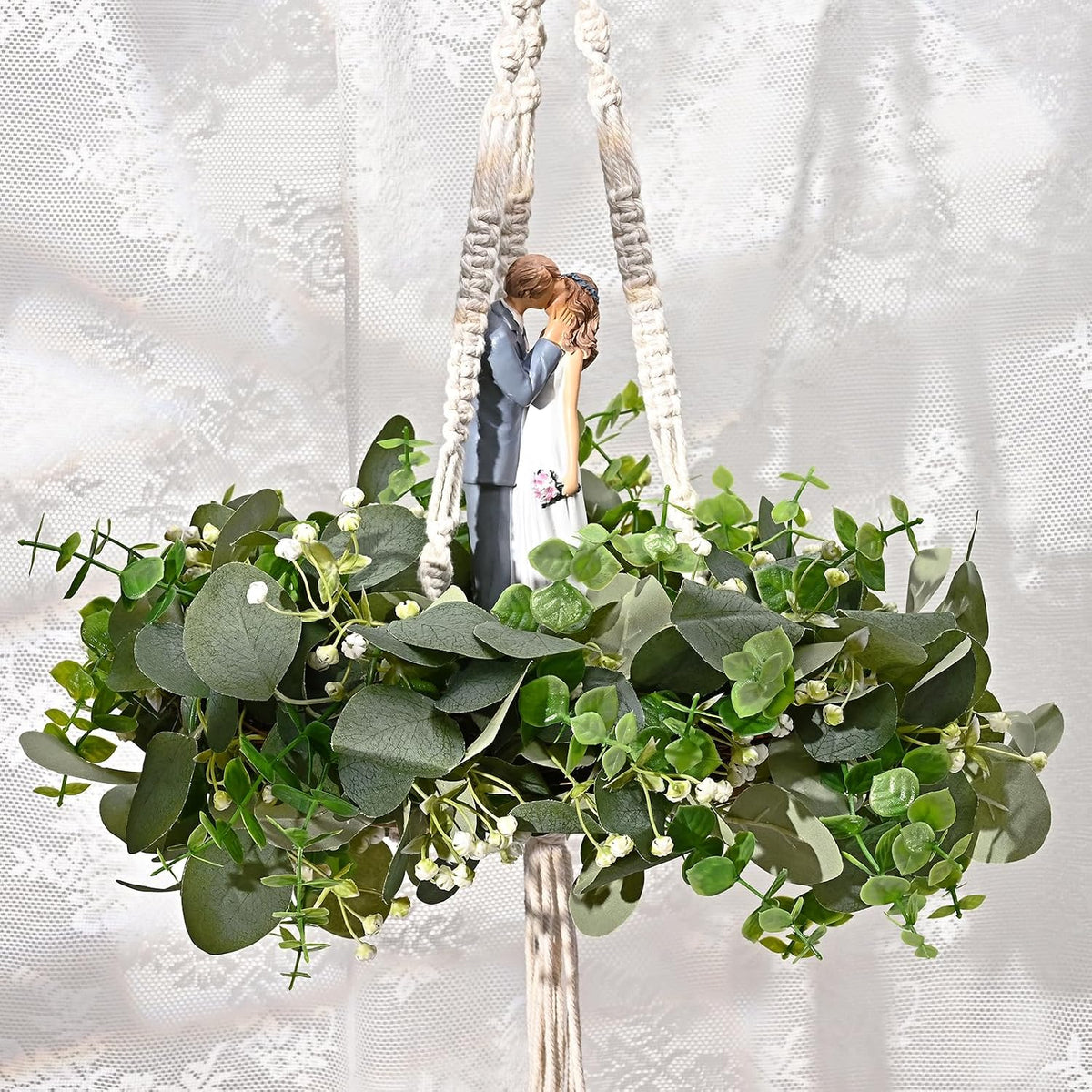 Dolicer 6FT Artificial Eucalyptus Garland Faux Greenery Garland