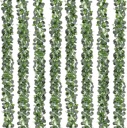 Dolicer 6FT Artificial Eucalyptus Garland Faux Greenery Garland