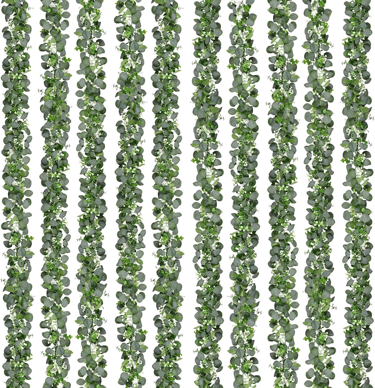 Dolicer 6FT Artificial Eucalyptus Garland Faux Greenery Garland