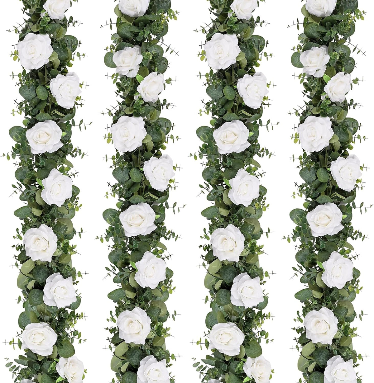 Dolicer 6FT Artificial Eucalyptus Garland Faux Greenery Garland