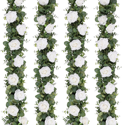Dolicer 6FT Artificial Eucalyptus Garland Faux Greenery Garland