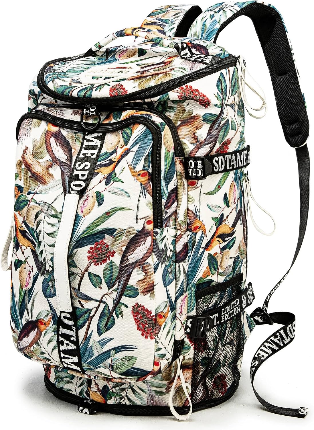 Gym Duffle Bag Backpack,4‑Way Waterproof with Shoe Compartment Travel Laptop