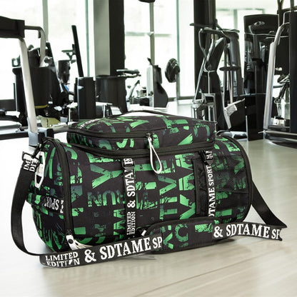 Gym Duffle Bag Backpack,4‑Way Waterproof with Shoe Compartment Travel Laptop
