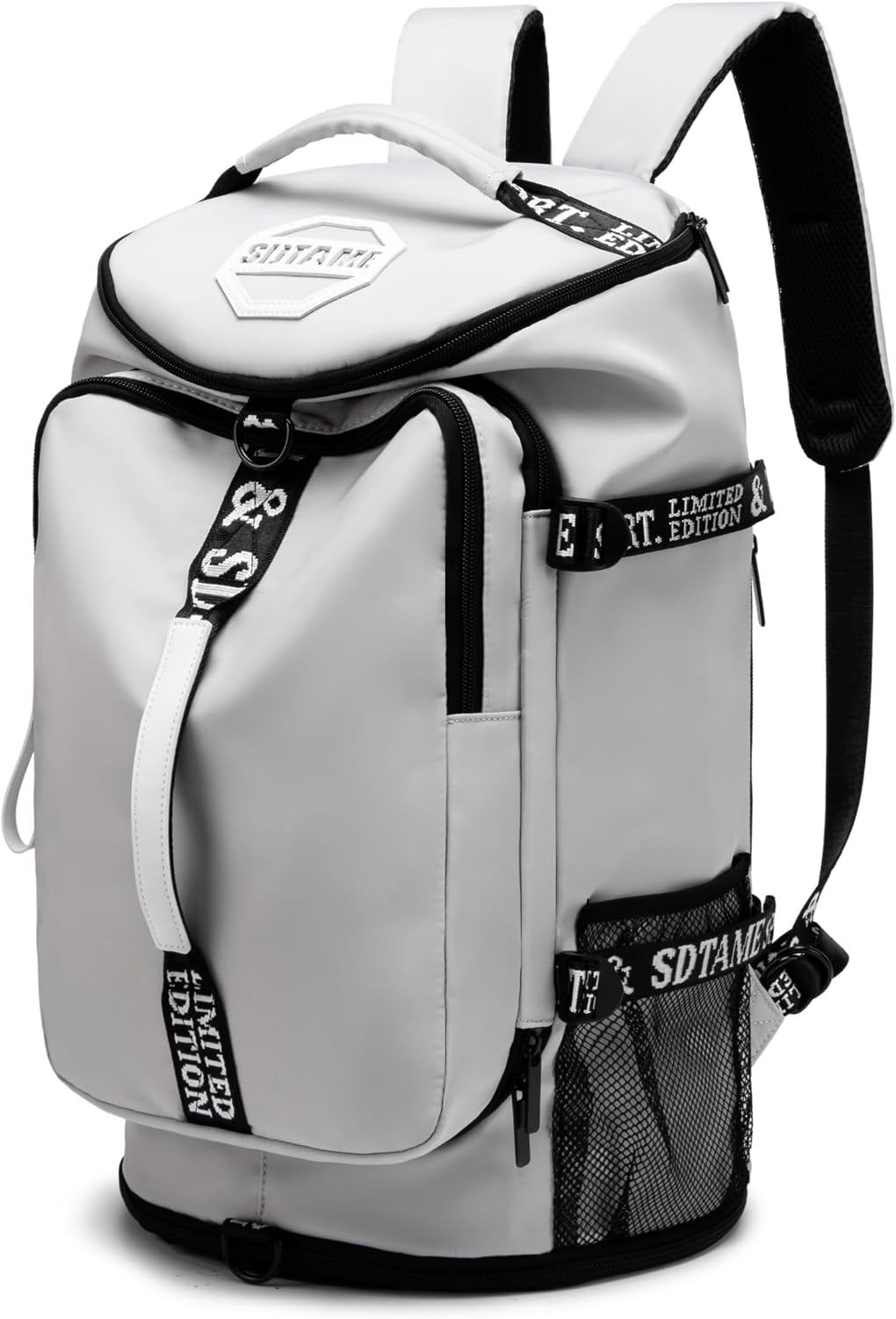 Gym Duffle Bag Backpack,4‑Way Waterproof with Shoe Compartment Travel Laptop