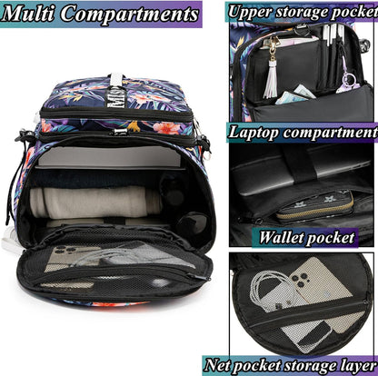 Gym Duffle Bag Backpack,4‑Way Waterproof with Shoe Compartment Travel Laptop