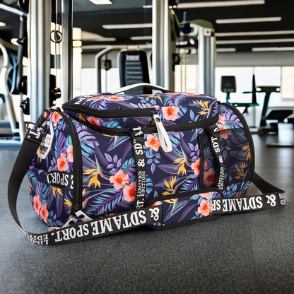 Gym Duffle Bag Backpack,4‑Way Waterproof with Shoe Compartment Travel Laptop