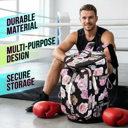 Gym Duffle Bag Backpack,4‑Way Waterproof with Shoe Compartment Travel Laptop