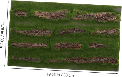 Multifunctional Reptile Tank Carpet Realistic Grass Rug for Turtle Basking Pad Aquarium Grass Mat Outdoor Rug