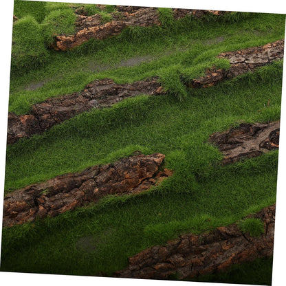 Multifunctional Reptile Tank Carpet Realistic Grass Rug for Turtle Basking Pad Aquarium Grass Mat Outdoor Rug