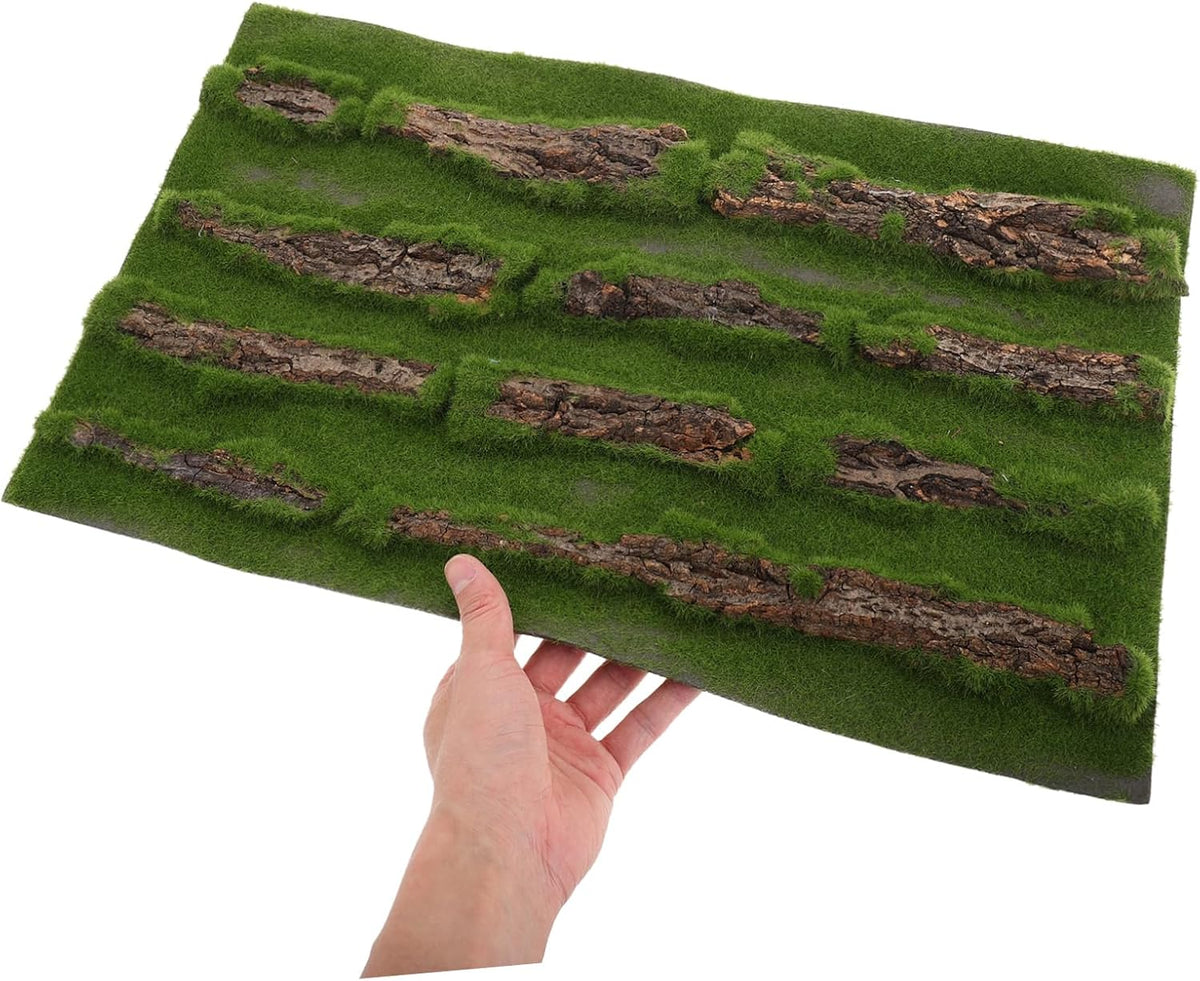 Multifunctional Reptile Tank Carpet Realistic Grass Rug for Turtle Basking Pad Aquarium Grass Mat Outdoor Rug