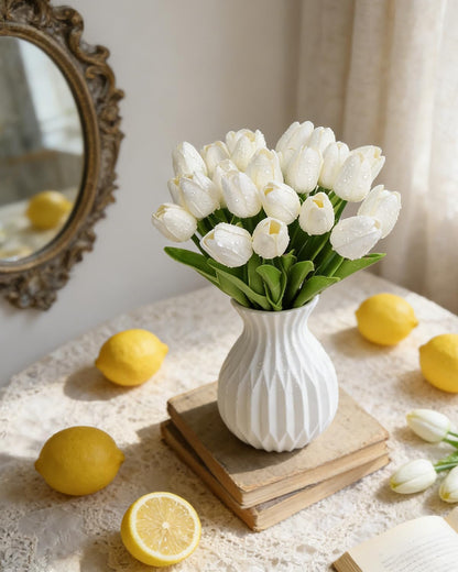 24 Pcs Ranunculus Artificial Flower Faux Silk Mini Ranunculus Flowers Fake Flowers for DIY Bouquet,Centerpieces Tables, Wedding Decor, Bridal Shower Decorations,Home Decor
