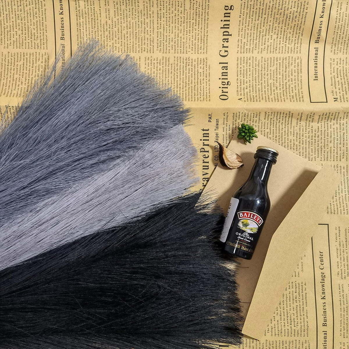 45" Faux Dried Pampas Grass Tall Decor, Fluffy Fake Long Pompas Artificial Black Grey Gray Pompous Stems Bouquet Flower Arrangement Vase Filler for Boho Home Wedding Decoration