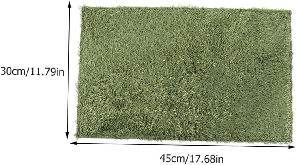 Decorative Reptile Lawn Mat Artificial Grass Carpet for Turtles Frogs and Lizards Easy to Install Absorbent Breathable Reptile Decor for Terrarium Enclosure