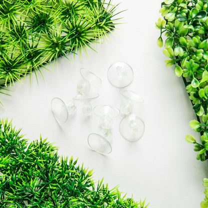 Aquarium Decorations Grass Artificial Plastic Lawn 9 inches Square Landscape Green Plants for Saltwater Freshwater Tropical Fish Tank Decoration,with 8 Pcs Suction Cups