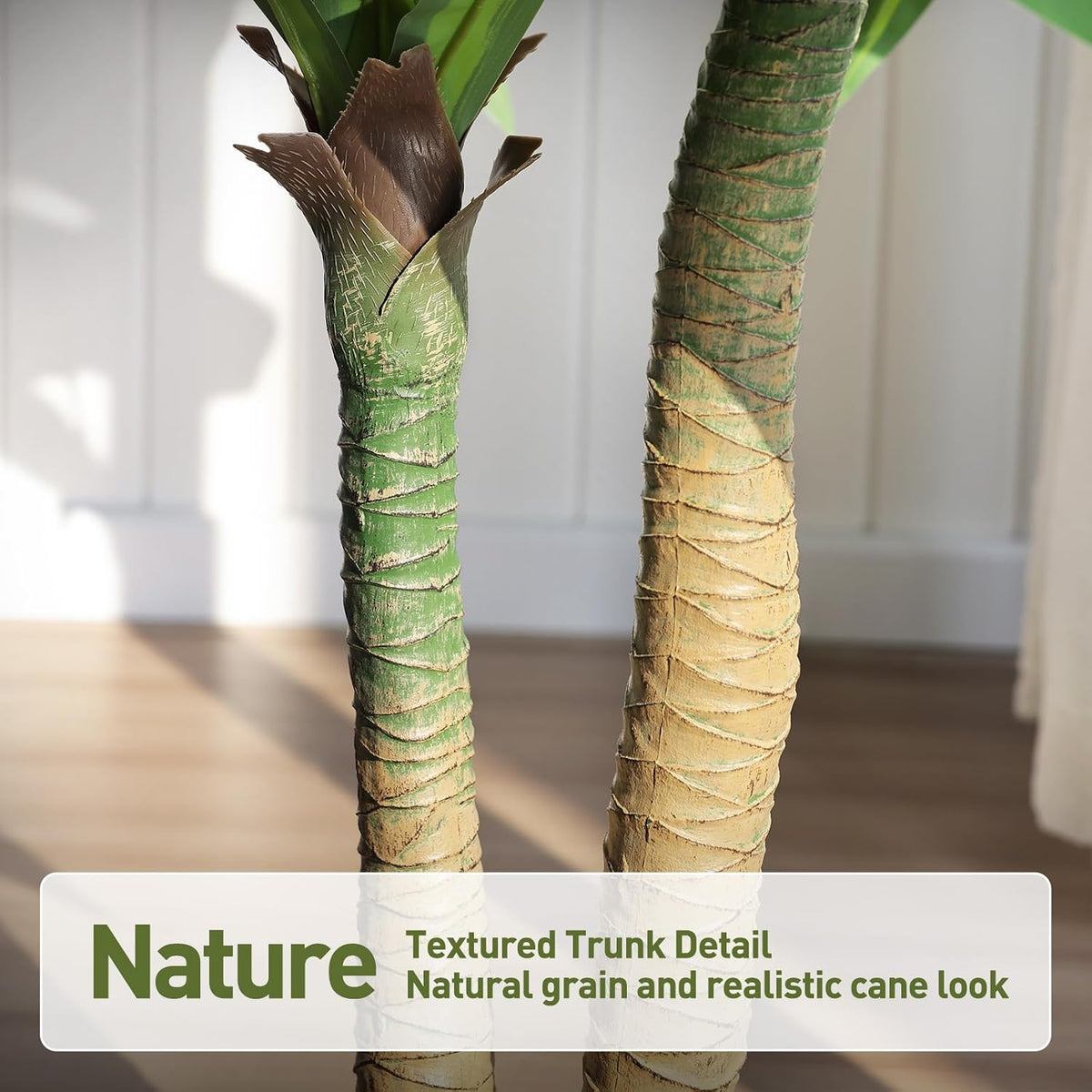 5ft Artificial Dracaena Tree with Natural Trunk