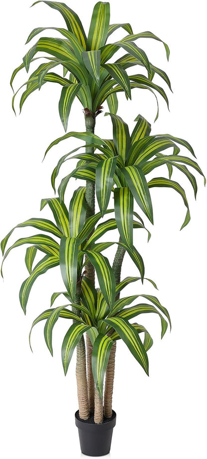 5ft Artificial Dracaena Tree with Natural Trunk