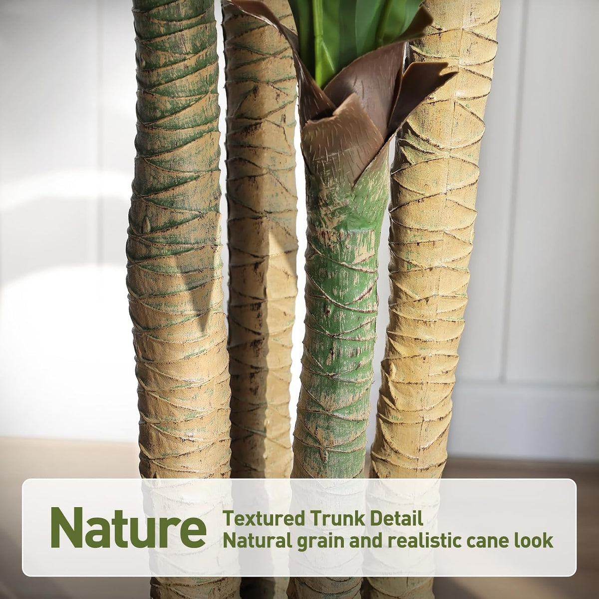 5ft Artificial Dracaena Tree with Natural Trunk
