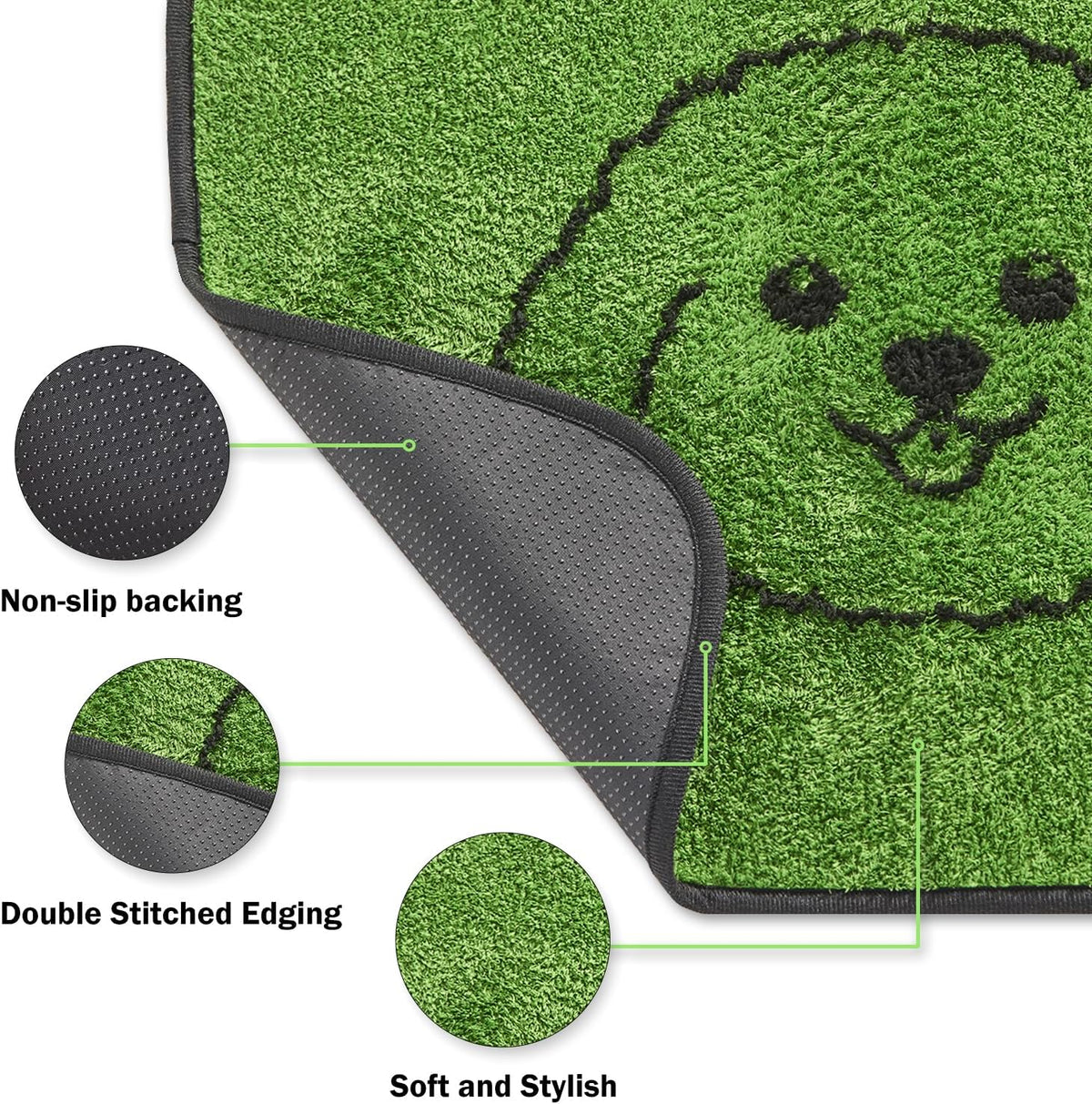 Reusable Puppy Pads , Washable Pee Pads for Dogs 18" x 24" 2 Pack