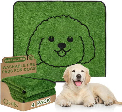 Reusable Puppy Pads , Washable Pee Pads for Dogs 18" x 24" 2 Pack