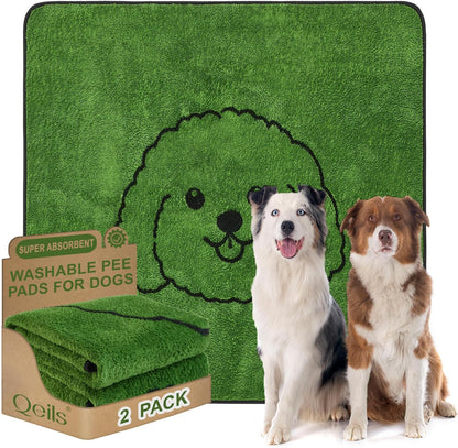 Reusable Puppy Pads , Washable Pee Pads for Dogs 18" x 24" 2 Pack