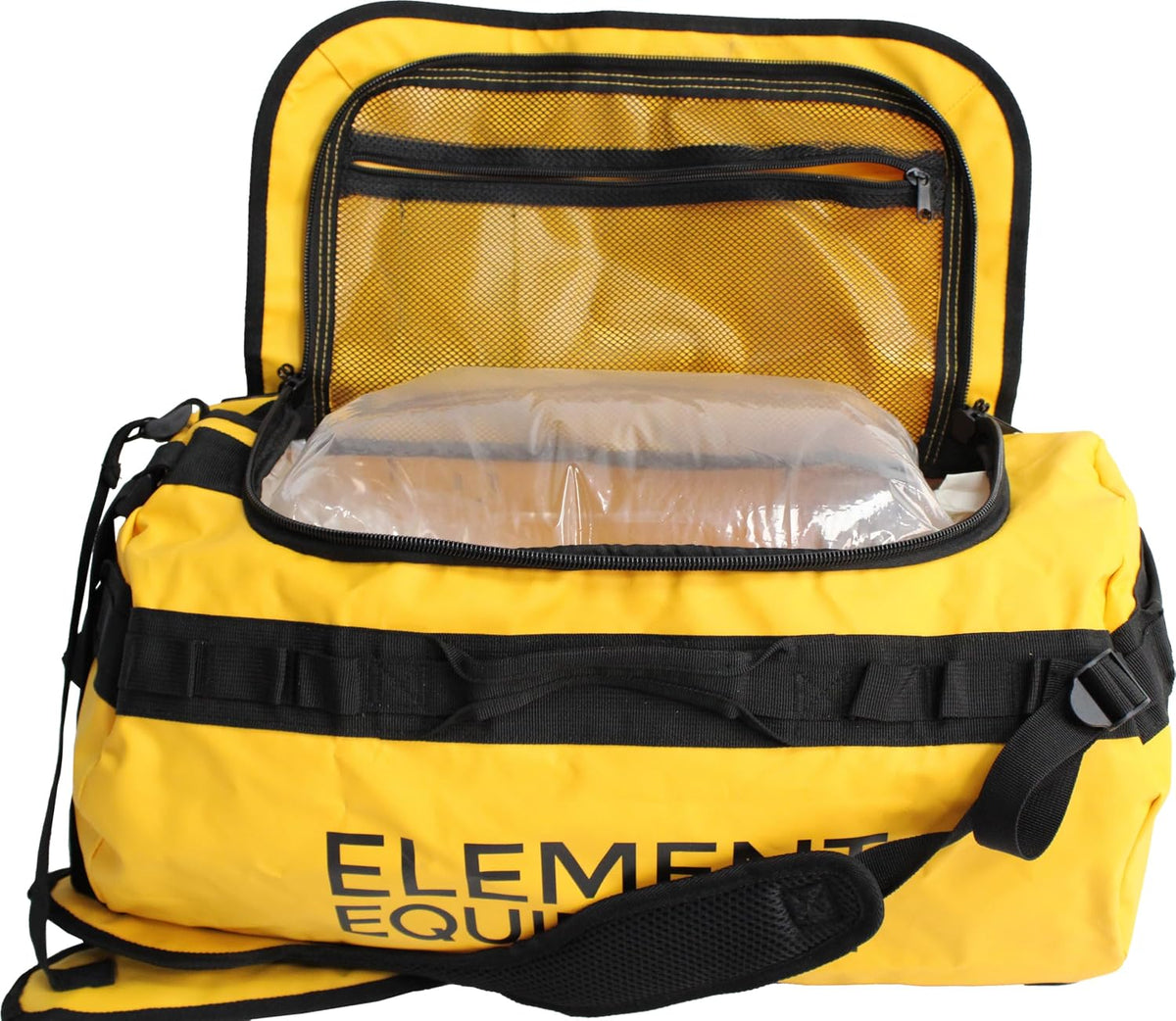 Trailhead Duffel Bag Shoulder Straps Waterproof Yellow Medium