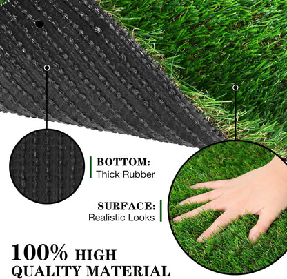 GLOBREEN Grass Pad for Dog Large Size - 2FTx6FT, Dog Potty Training Turf, Indoor Outdoor Pets Pee Fake Grass for Balcony Patio Yard