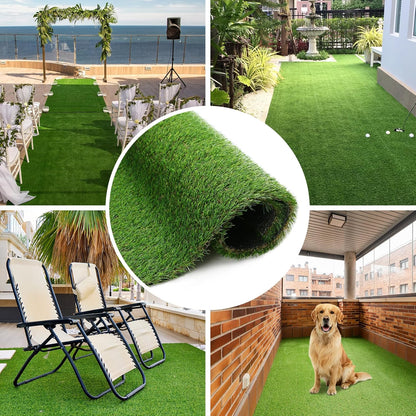 GLOBREEN Grass Pad for Dog Large Size - 2FTx6FT, Dog Potty Training Turf, Indoor Outdoor Pets Pee Fake Grass for Balcony Patio Yard