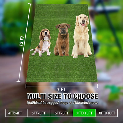 GLOBREEN Grass Pad for Dog Large Size - 2FTx6FT, Dog Potty Training Turf, Indoor Outdoor Pets Pee Fake Grass for Balcony Patio Yard