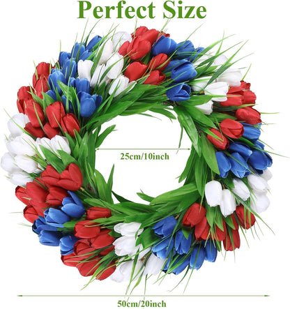 22 Inch Spring Summer Wreaths for Front Door, Artificial Yellow Forsythia Wreath with Green Leaves, Large Silk Floral Wreath for All Seasons Window Wall Wedding Decor
