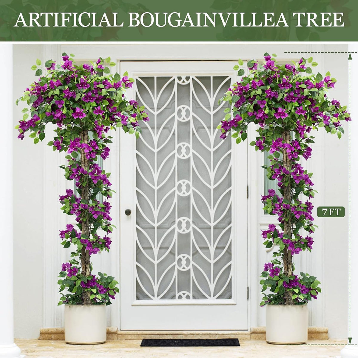 5FT Tall Bougainvillea Artificial Tree for Indoor & Outdoor