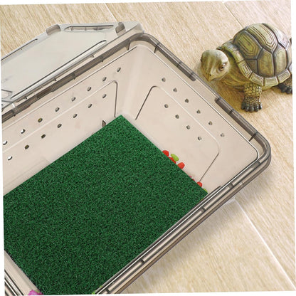 Imitation Turf Grass Mat for Fish Tank Decoration Artificial Turf for Aquatic Environments Basking Platform for Turtles and Gardening Props