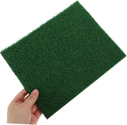 Imitation Turf Grass Mat for Fish Tank Decoration Artificial Turf for Aquatic Environments Basking Platform for Turtles and Gardening Props