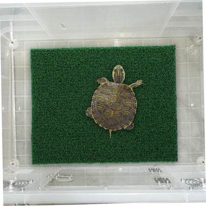 Imitation Turf Grass Mat for Fish Tank Decoration Artificial Turf for Aquatic Environments Basking Platform for Turtles and Gardening Props