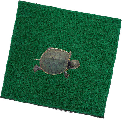 Imitation Turf Grass Mat for Fish Tank Decoration Artificial Turf for Aquatic Environments Basking Platform for Turtles and Gardening Props