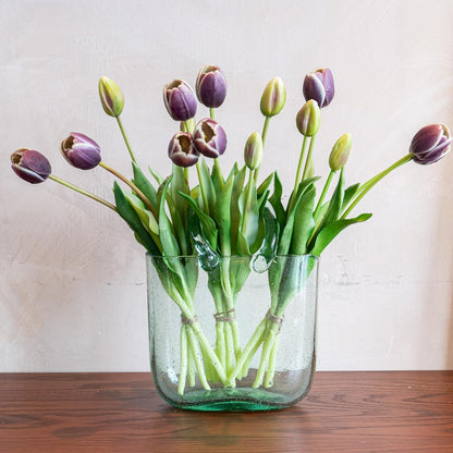 Artificial Tulips Flowers,Soft Touch Latex Bouquet, Fake Tulips,Spring Wedding Home Room Table Centerpiece Decor