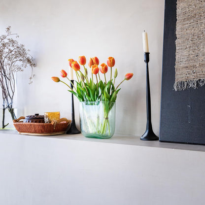 Artificial Tulips Flowers,Soft Touch Latex Bouquet, Fake Tulips,Spring Wedding Home Room Table Centerpiece Decor