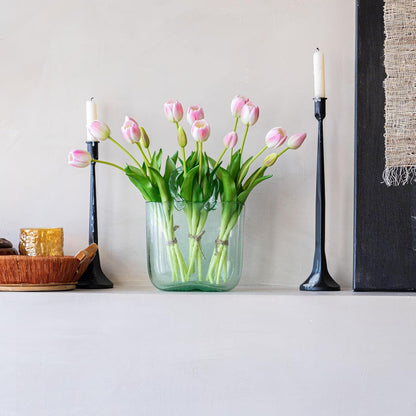 Artificial Tulips Flowers,Soft Touch Latex Bouquet, Fake Tulips,Spring Wedding Home Room Table Centerpiece Decor