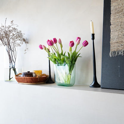 Artificial Tulips Flowers,Soft Touch Latex Bouquet, Fake Tulips,Spring Wedding Home Room Table Centerpiece Decor
