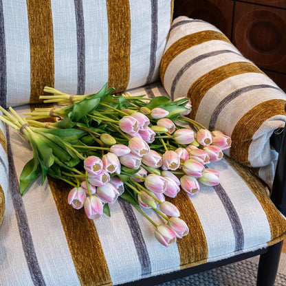 Artificial Tulips Flowers,Soft Touch Latex Bouquet, Fake Tulips,Spring Wedding Home Room Table Centerpiece Decor